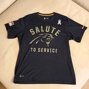 Carolina Panthers Salute to Service T-shirt